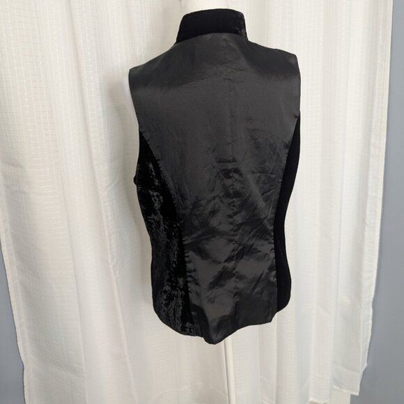 J.Jill Velvet Double Breasted Vest, Size M - Picture 6 of 9